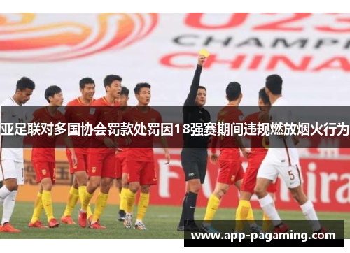 亚足联对多国协会罚款处罚因18强赛期间违规燃放烟火行为 亚足联对多国协会罚款处罚因18强赛期间违规燃放烟火行为